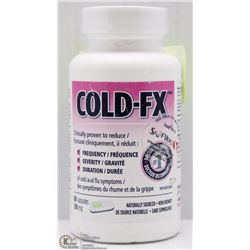 BOTTLE OF 80 CAPSULES COLD FX EXP JULY 2020