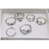 Image 1 : ESTATE LOT 6  LADIES RINGS