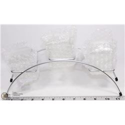 #4-3PC CANDLE SET WITH STAND