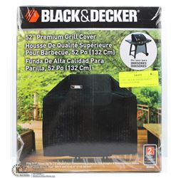 LARGE BLACK AND DECKER 52" BARBECUE COVER