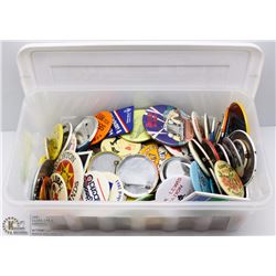 LOT OF APPROX 150 BUTTONS FROM EDMONTON & ALBERTA