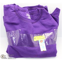 LOT OF TWO HANES SWEAT SHIRTS SIZE MEDIUM
