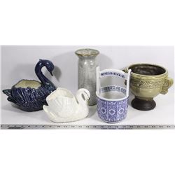 FLAT OF VARIOUS VINTAGE PLANTERS