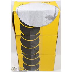 3 CASES OF 100 SANDING DISCS 120 GRIT 6"