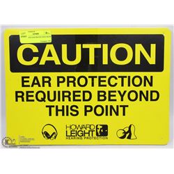 10 CAUTION EAR PROTECTION SIGNS