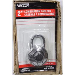 LOT OF FIVE 2" COMBINATION PADLOCKS