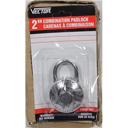 LOT OF FIVE 2" COMBINATION PADLOCKS