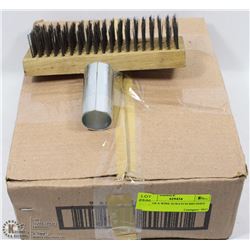 LOT OF 6 WIRE SCRATCH BRUSHES