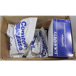 BOX WITH 4 COMFORT EASE DUAL CARTRIDGE RESPIRATORS