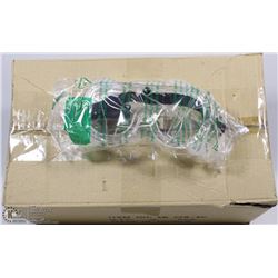 LOT OF 10 CHEMICAL GOGGLES