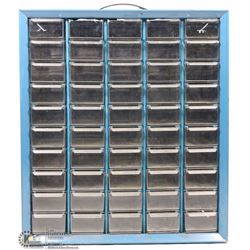 METAL NUT AND BOLT SORTER WITH 50 COMPARTMENTS