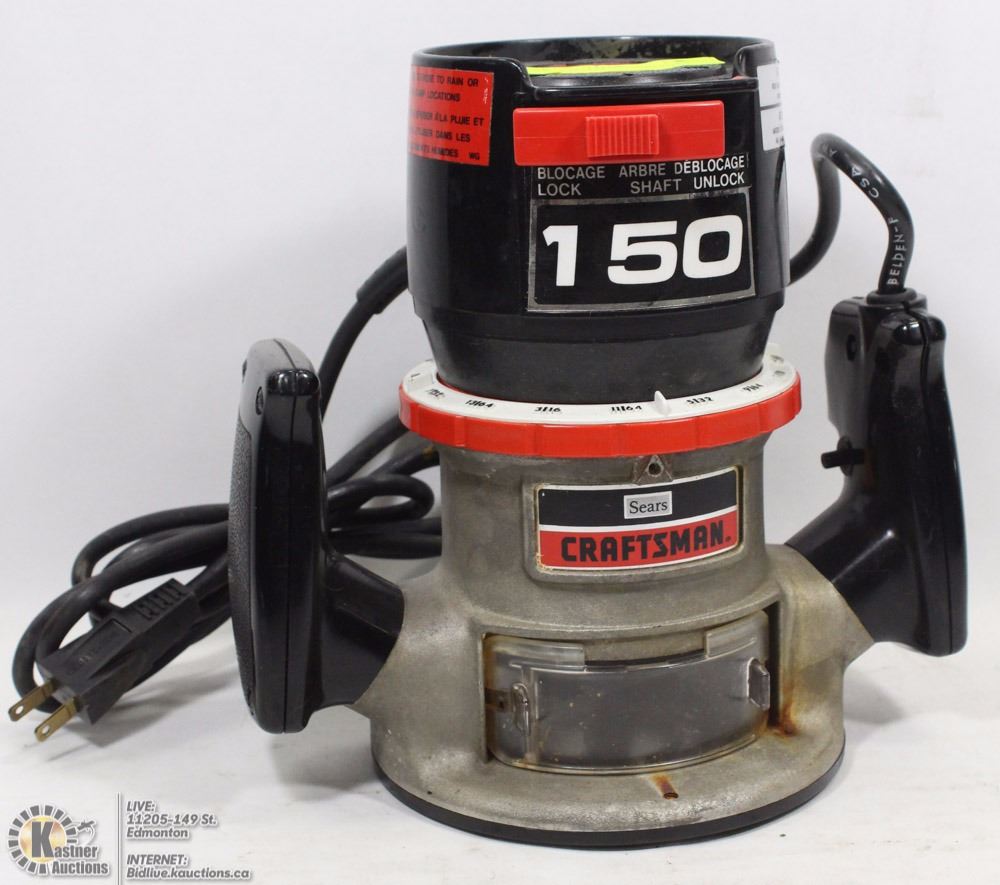Sears Craftsmen Router SEARS CRAFTSMAN 150 ROUTER