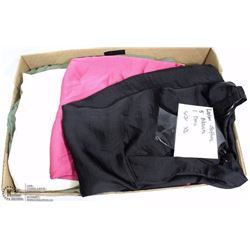 FLAT OF VARIOUS LADIES CLOTHES, BLOUSES & DRESS