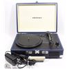Image 1 : CROSLEY MODEL CR8005A-BLUE PORTABLE PHONOGRAPH,