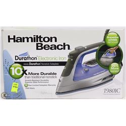 HAMILTON BEACH DURATHON ELECTRIC IRON TESTED