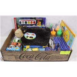 TRAY OF ASSTD NEW CHILDREN'S TOYS & NOVELTIES