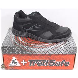 TREDSAFE MENS SIZE 10 SLIP ON RUNNING SHOES