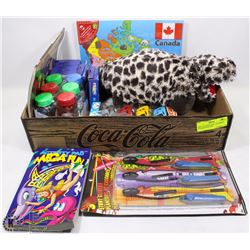TRAY OF ASSTD NEW CHILDREN'S TOYS & NOVELTIES