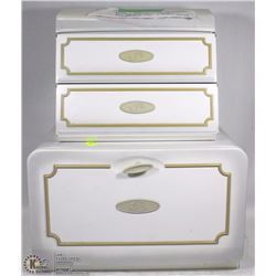 #39- BREAD BOX/WAX PAPER/PLASTIC DISPENSER