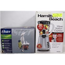 2 SMALL KITCHEN APPLIANCES, 1 HAMILTON BEACH WAVE