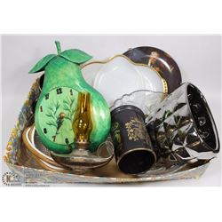 #7 VINTAGE ASSORTED GLASSWARE