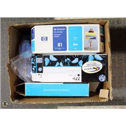 BOX OF 11 PLOTTER INK CARTRIDGES