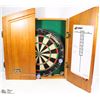 Image 1 : #37 DART BOARD AND CABINET