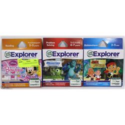 LOT OF 3 LEAP FROG EDUCATIONAL CDS