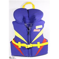 COLEMAN BLUE/YELLOW/RED LIFEJACKET -