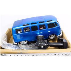 LOT WITH VOLKSWAGON HUBCAP CENTER, AUDI WHEEL