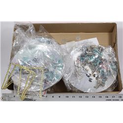 BOX W/ 7 WJ GEORGE  & 1 EDWIN KNOWLES COLLECTORS