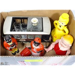 LOT OF AUNT JEMIMA SALT AND PEPPER SHAKERS WITH