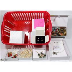 LARGE LOT OF ASSORTED FASHION JEWELRY INCL