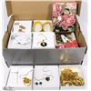 Image 1 : BOX OF ASSORTED FASHION JEWELRY INCL NECKLACES,