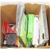 Image 1 : 233) BOX OF VARIOUS HOME ITEMS. ALL NEW.