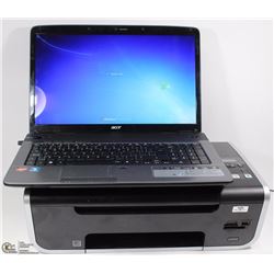 ACER LAPTOP ASPIRE 7540-1408, 3GB MEMORY, 320GB