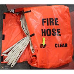 100' X1-1/2" FIRE HOSE WITH 1-1/2" MALE AND FEMALE