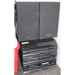 PANASONIC COMPACT AUDIO SYSTEM WITH RECORD