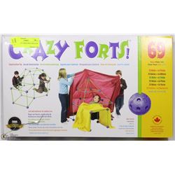 NEW CRAZY FORTS 69PC FOR AGES 5+