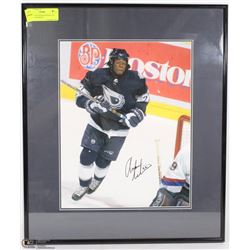 FRAMED AUTOGRAPH PHOTO OF ANSON CARTER #22