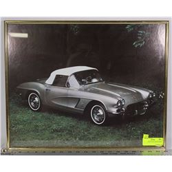 1960'S CORVETTE PICTURE FRAMED
