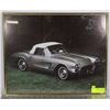 Image 1 : 1960'S CORVETTE PICTURE FRAMED