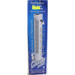 COMFORT ZONE OSCILLATING FAN WITH REMOTE