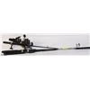 Image 1 : BUNDLE OF 3 FISHING RODS W/REELS INCL.