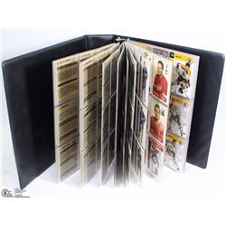 BINDER OF 35 SHEETS PARKHURST 1956-1957 HOCKEY