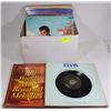 Image 1 : BOX OF 20+ RECORDS INCL ELVIS & BEATLES