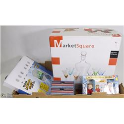 BRAND NEW CORDINAL 7 PC SET W/ SHELF