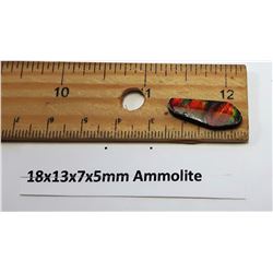 #25 - RED FIRE AMMOLITE GEMSTONE
