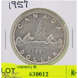 1957 CANADIAN SILVER DOLLAR