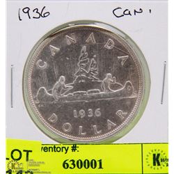 1936 CANADIAN SILVER DOLLAR